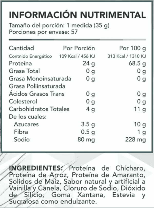 VEGAN PROTEIN 4.4LB - Imagen 2